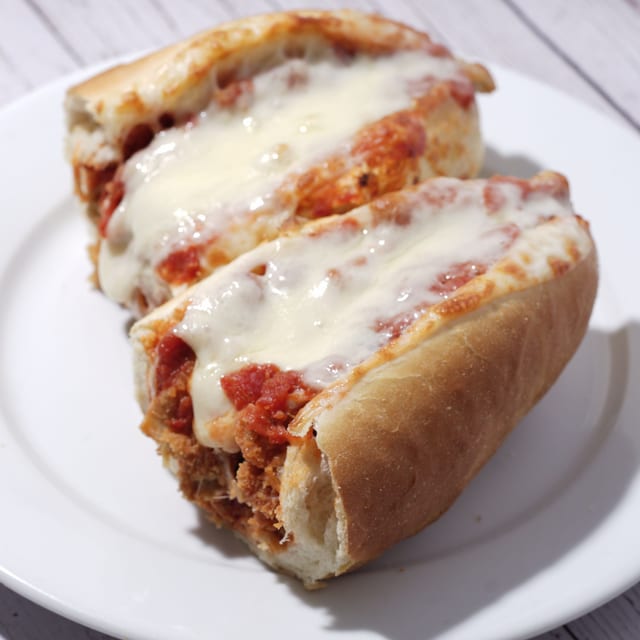 Eggplant Parmesan Sub.