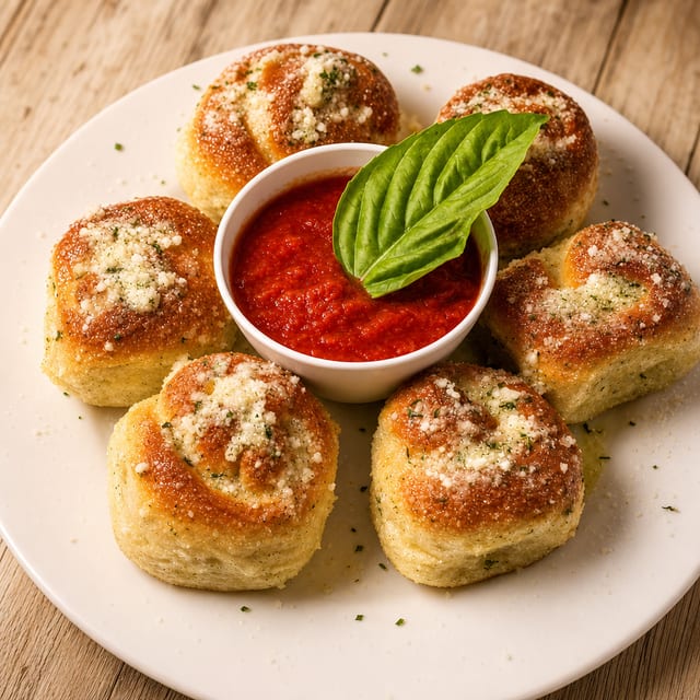 1/2 Dozen Garlic Rolls.