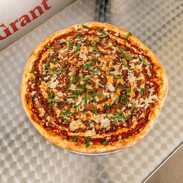 Sunday Sauce Pizza.