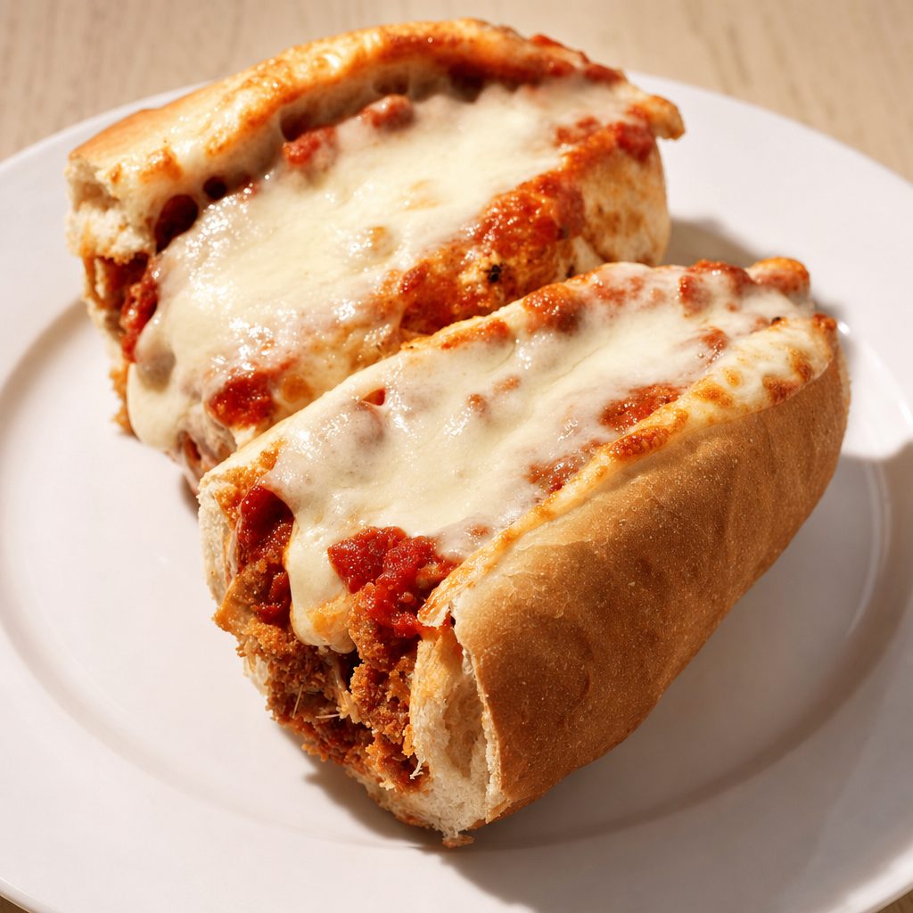 Eggplant Parmesan Sub.