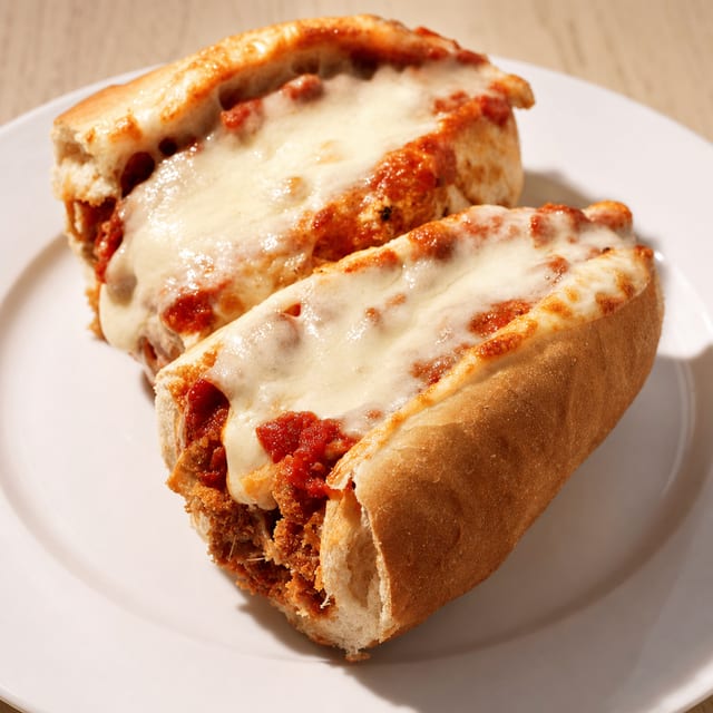 Eggplant Parmesan Sub.