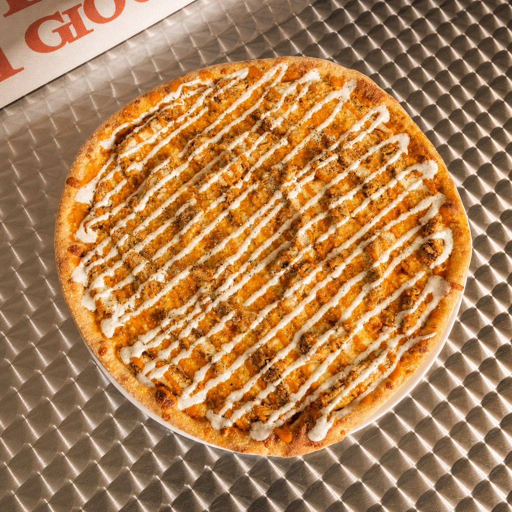Buffalo Chicken Pizza.