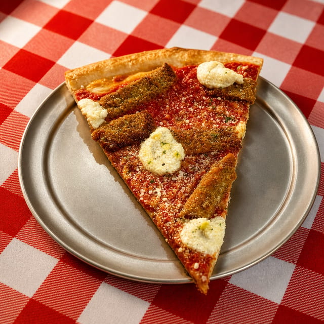 Eggplant Parm Slice.