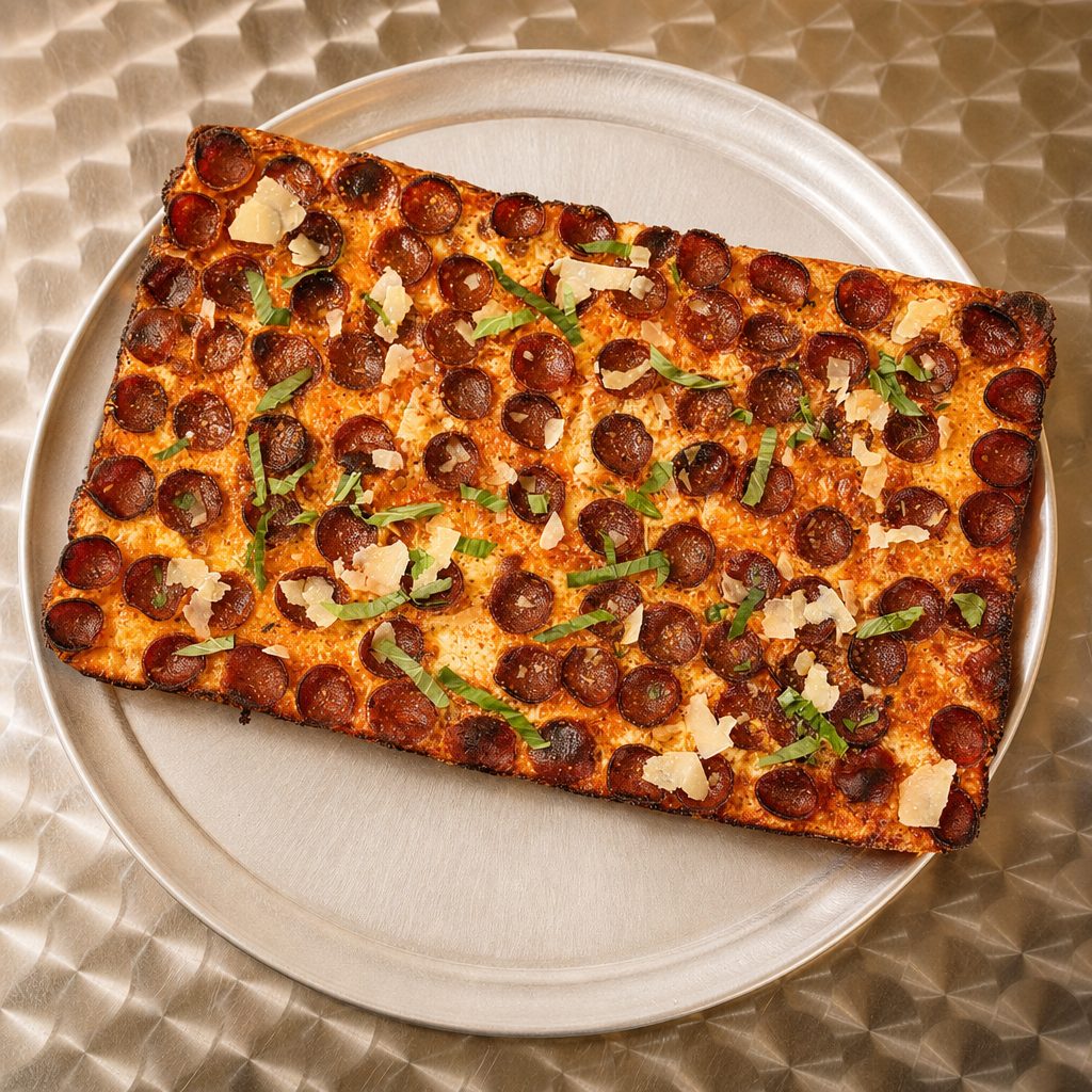Drunken Grandma Pizza.